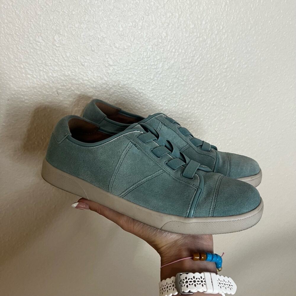 VIONIC Sneakers Low Top light blue Jean Suede Slipon Casual Comfort Everyday 6